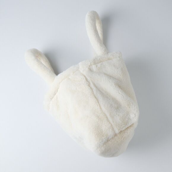 Vintage Y2K Faux Fur Tote Handbag Plush Softcore Winter Kawaii Cozy Coquette 90s - Picture 4 of 8